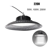 ufo led high bay lights 50w 100w 150w 200w 220v 6500k 14000lm commercial industrial lighting warehouse industry light