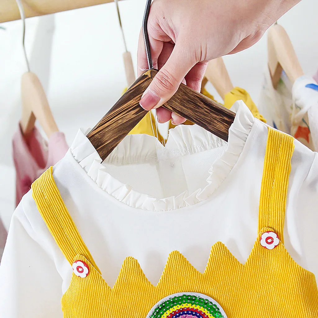 Новинка 2020 года Весеннее платье для девочек Платье принцессы Однотонное