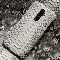 langsidi python phone case for realme 8 7 pro 6 pro gt x2 pro x50 x7 pro genuine leather python back cover for oppo r17 a9 2020