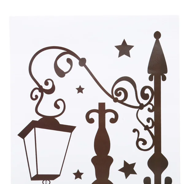 Креативная популярная Античная лампа сделай сам настенная наклейка с