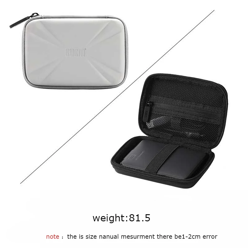 Защитный Дорожный Чехол для жесткого диска 2 5 дюйма с USB кабелем и флэш