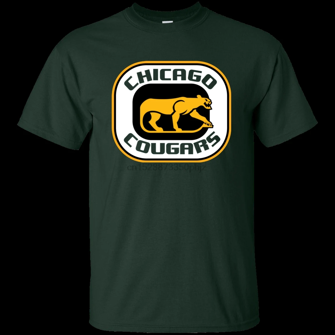 Чикаго Стразы Пума Хоккей ВАЗ Ретро 1970 семидесяти логотип возврат Толстовка