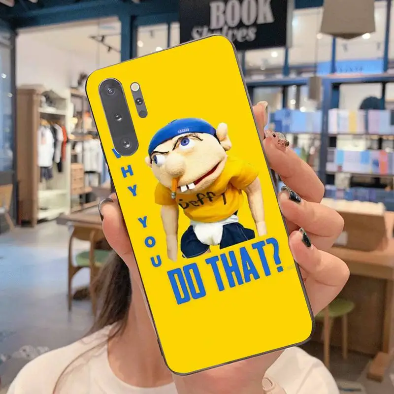 

HPCHCJHM jeffy the rapper Phone Case For Samsung Note 7 8 9 10 Lite Plus Galaxy J7 J8 J6 Plus 2018 Prime