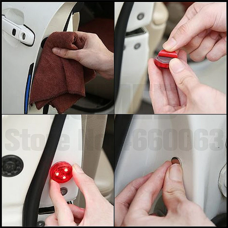 

Car Door Warning Light Magnetic Wireless 3 5 LED Safety Lamp Waterproof Strobe Flashing Anti Rear-end Collision