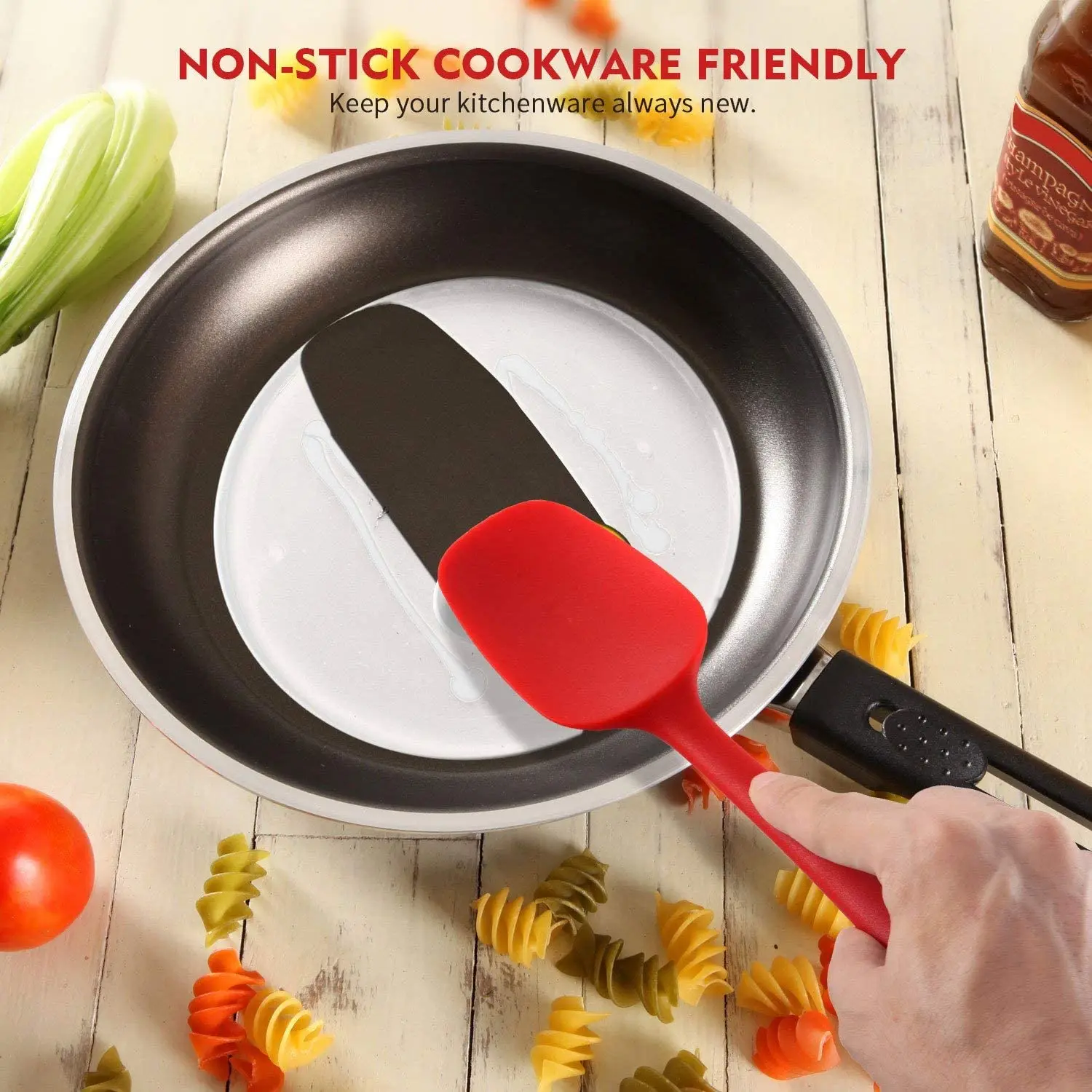 

Silicone Cooking Utensils Set Heat Resistant Non-Stick Spatula Shovel Cooking Tools Set Kitchen Baking Tools Kit Accessories