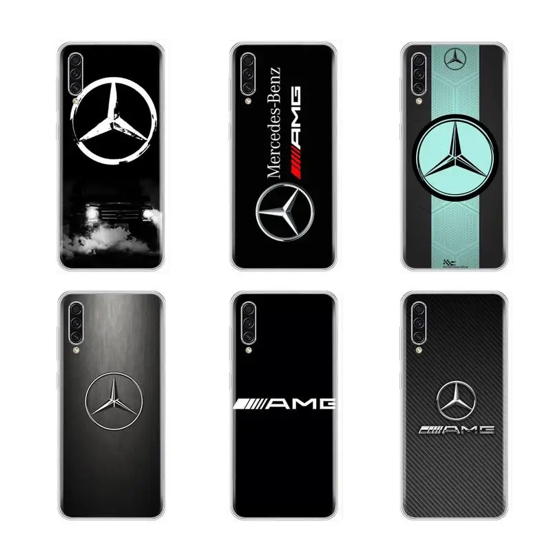 Mercedes AMG немецкий автомобильный роскошный мягкий чехол для телефона samsung galaxy A3 A5 A7