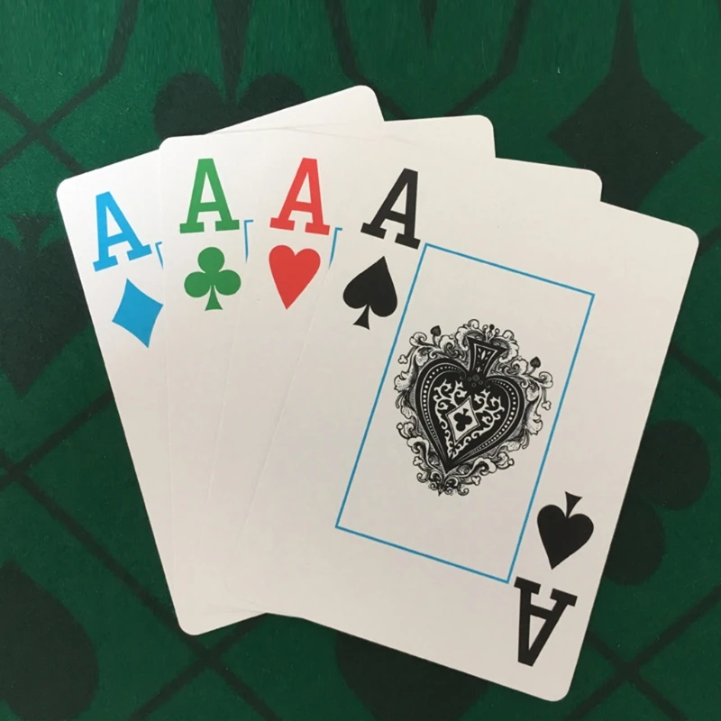 

Plastic Waterproof Playing Cards Board Game Washable Plastic Deck Poker Professional Deck of Cards