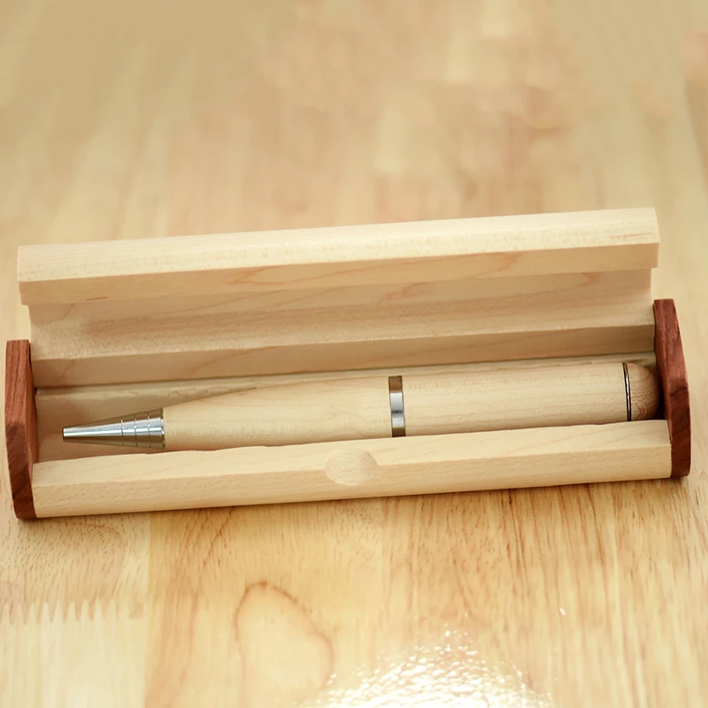 Деревянная шариковая ручка SHANDIAN с подарочной коробкой usb флеш накопитель флешка 4