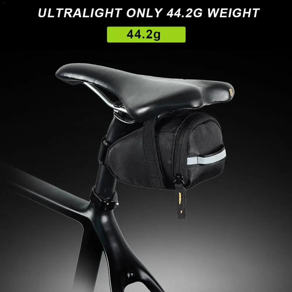 1L Ultralight Bicycle Tail Saddle Bag Road Inner Tube Saddlebag Accessories For Mountain Bike Outdoor Cycling Storage | Спорт и