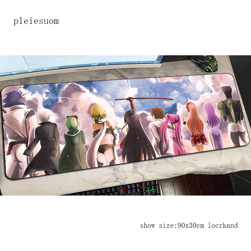 

akame ga kill mats best 900x300x2mm gaming mouse pad big keyboard mousepad Adorable notebook gamer accessories padmouse mat