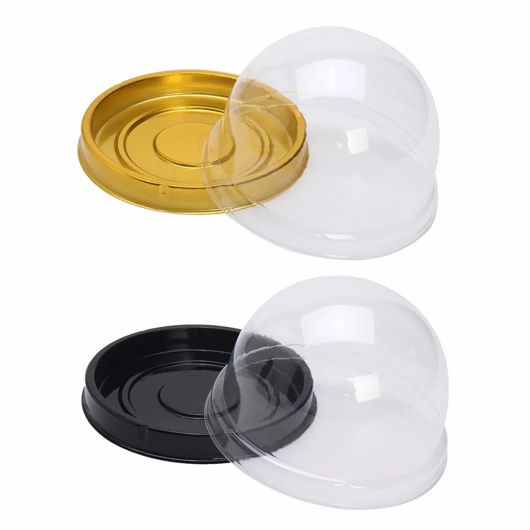 50pcs Cupcake Box Clear Plastic Cake Packing Boxes Mini Cases Muffin Pod Dome Cup Case Party Mold Deco Tools | Дом и сад