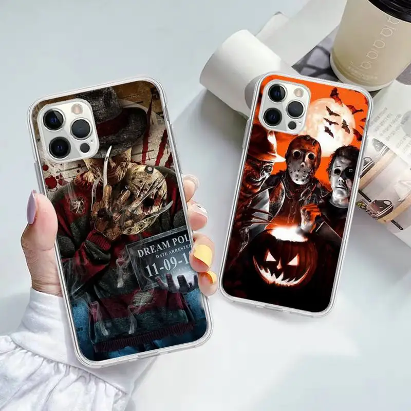

Freddy Kruger Horror Movie Art Phone Case for iPhone 11 12 13 mini pro XS MAX 8 7 6 6S Plus X 5S SE 2020 XR case