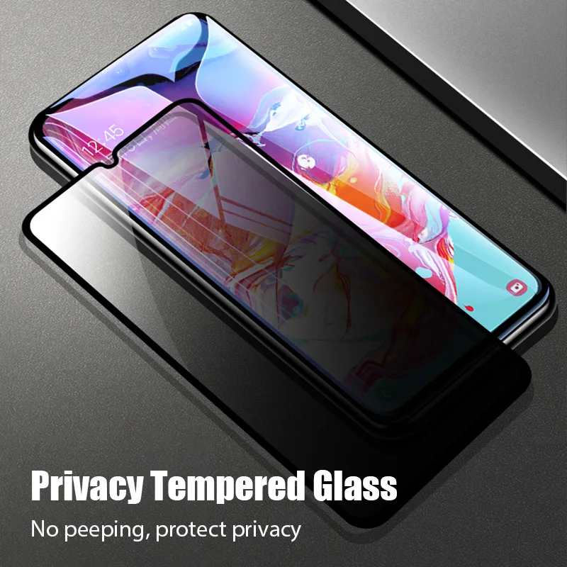 

Privacy Protective Glass for Samsung A50 A70 A40 A30 A20 A10 Anti Spy Screen Protector for Galaxy A10e A20e A10S A20S A30S A50S