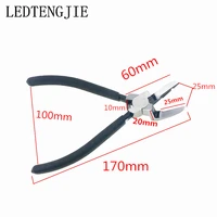 ledtengjie 1pcs steel and nylon auto fastener removal tool car door panel remover upholstery removal auto fastener pliers tool