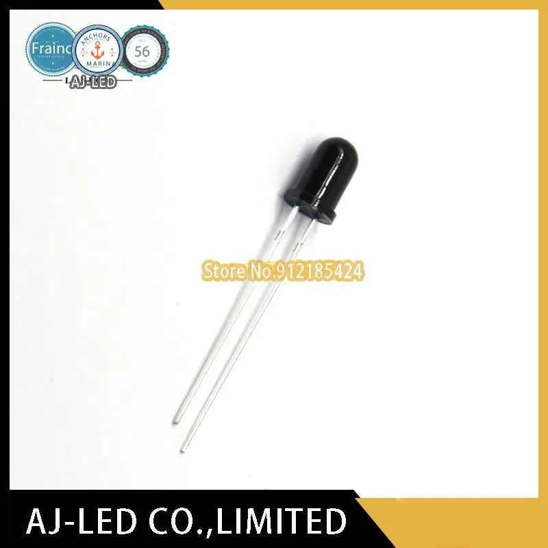 20pcs/lot QSD123 infrared photosensitive receiver tube 5MM photoelectric crystal diode wavelength 880nm angle ±12°