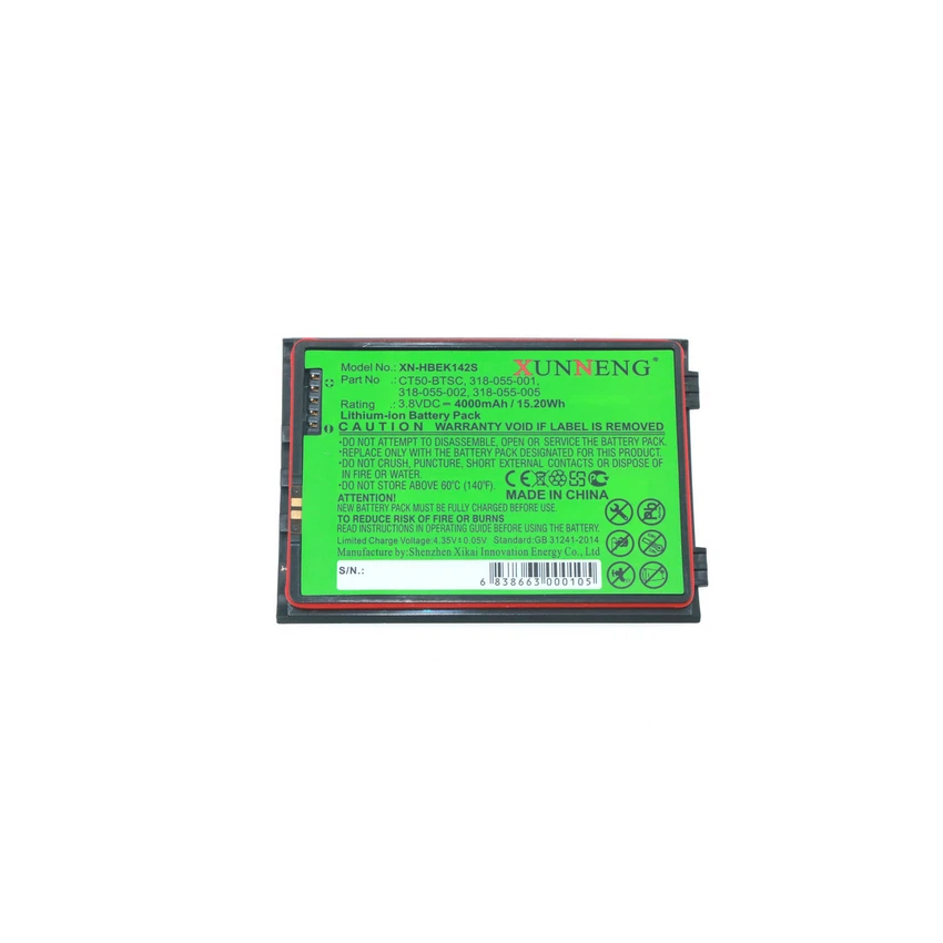 

Battery for Honeywell CT40 CT40XP PN:318-055-005 318-055-67 318-055-001 318-055-002 CT50-BTSC