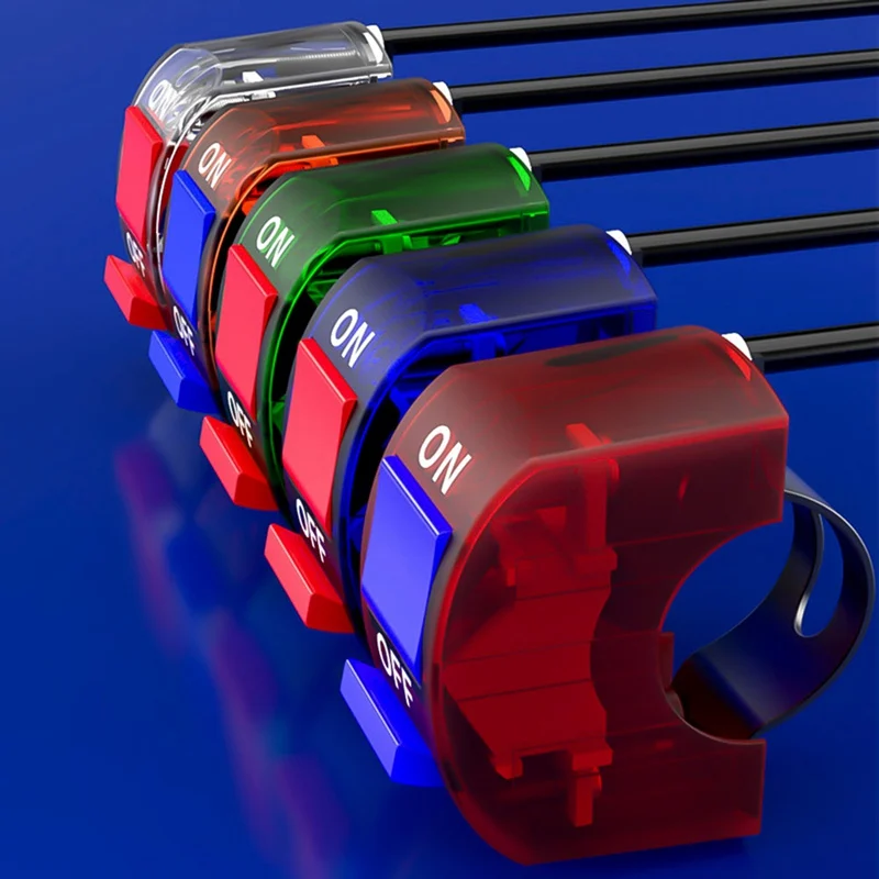 Прозрачный переключатель света на руль мотоцикла или автомобиля|Переключатели