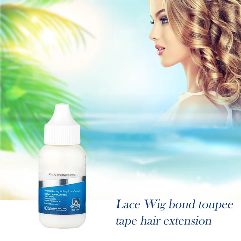 

Hair Replacement Adhesive Invisible Bonding Glue Extra Moisture Control for Poly Lace Hairpiece Wig OCT998