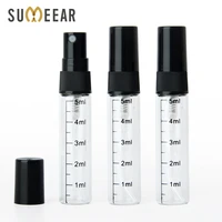 100 pieceslot 5ml glass bottle empty perfume bottles spray atomizer portable travel cosmetic container scale bottles