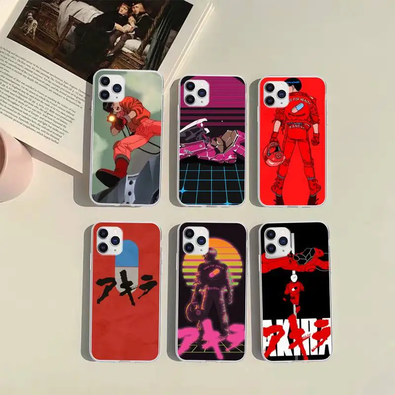 

Anime AKIRA Phone Case For Iphone 11 12 Pro Max 7 8 Plus XR XS Max X 12 Mini 6S 5S SE Shell Cover