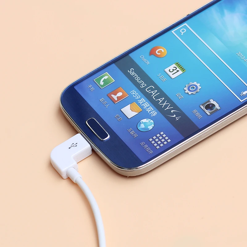 Прямоугольный 90 градусов Micro USB штекер к кабель для устройство 1 м 2 3 5 | Мобильные