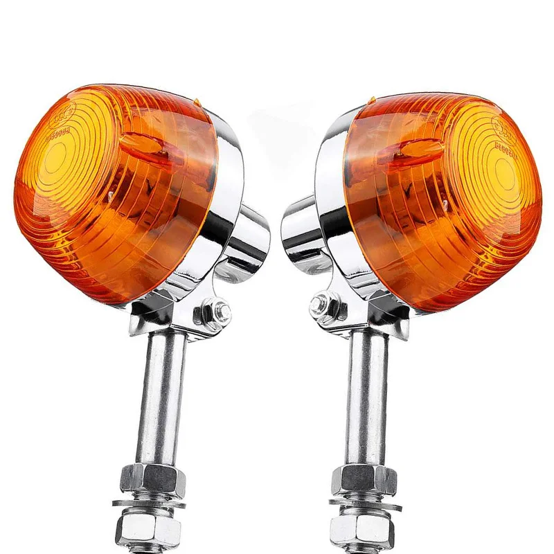 

2X для Honda CT70 CT90 XL100 CB350 CM400 CB450 CB750 сигнала поворота светильник 8 мм 12V