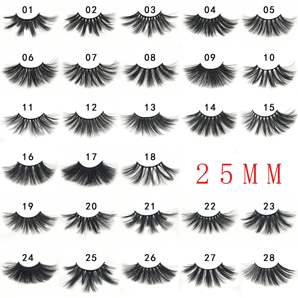 Накладные ресницы оптовая продажа драматические 25 мм ручная работа длинные