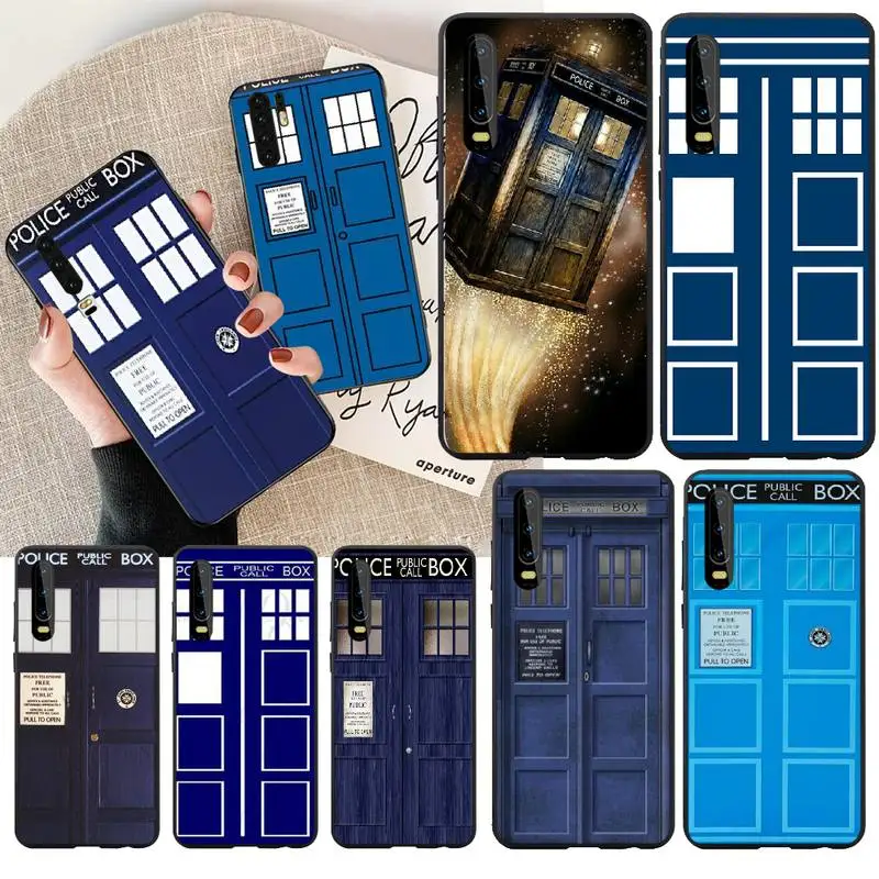 NBDRUICAI Tardis Box Doctor Who черный DIY Роскошный чехол для телефона Huawei P30 P20 P10 P9 P8 Mate 20 10 Pro Lite |