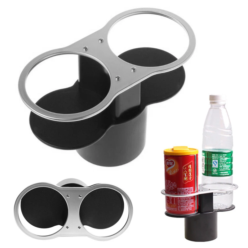 Double Holes Black Car Drink Holder Universal Mount Cup Automotive Bottle Auto Supplies Accessories | Автомобили и мотоциклы