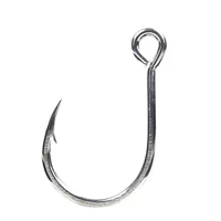 mustad hooks 10121 barbed single anzol suvtoper carp crank hook carbon steel jigbait sea fishing hooks snakehead fishing pesca