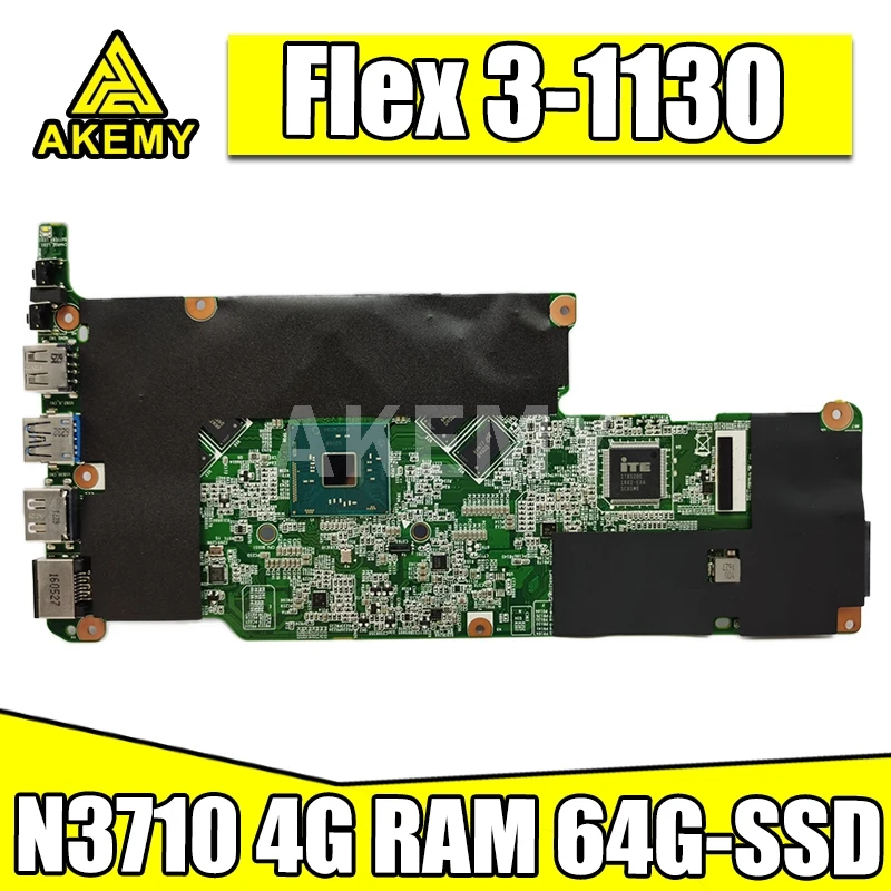  Lenovo Flex 3-1130 Yoga 300-11IBR    80LX 80M0 BM5455-Ver 1.3 Mainboard CPU: N3700 N3710 RAM: 4GB 64G-SSD