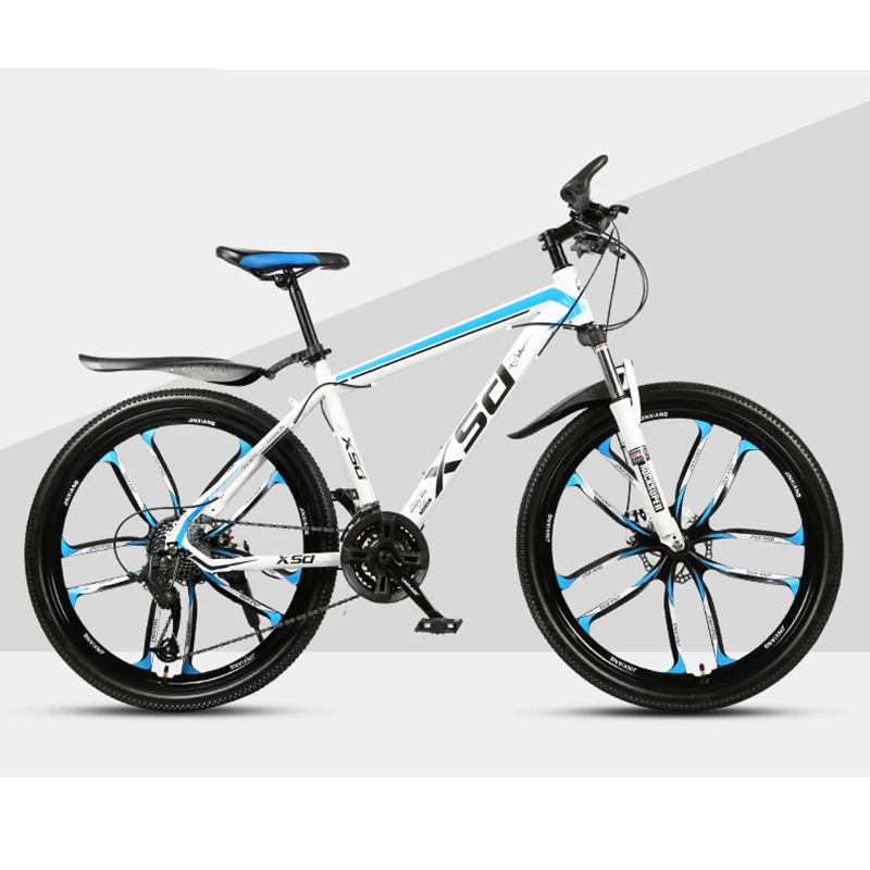 

Горный велосипед, колеса 26 дюймов, 21/24/27/30 скоростей, амортизация, механический дисковый тормоз, десять ножей для взрослых