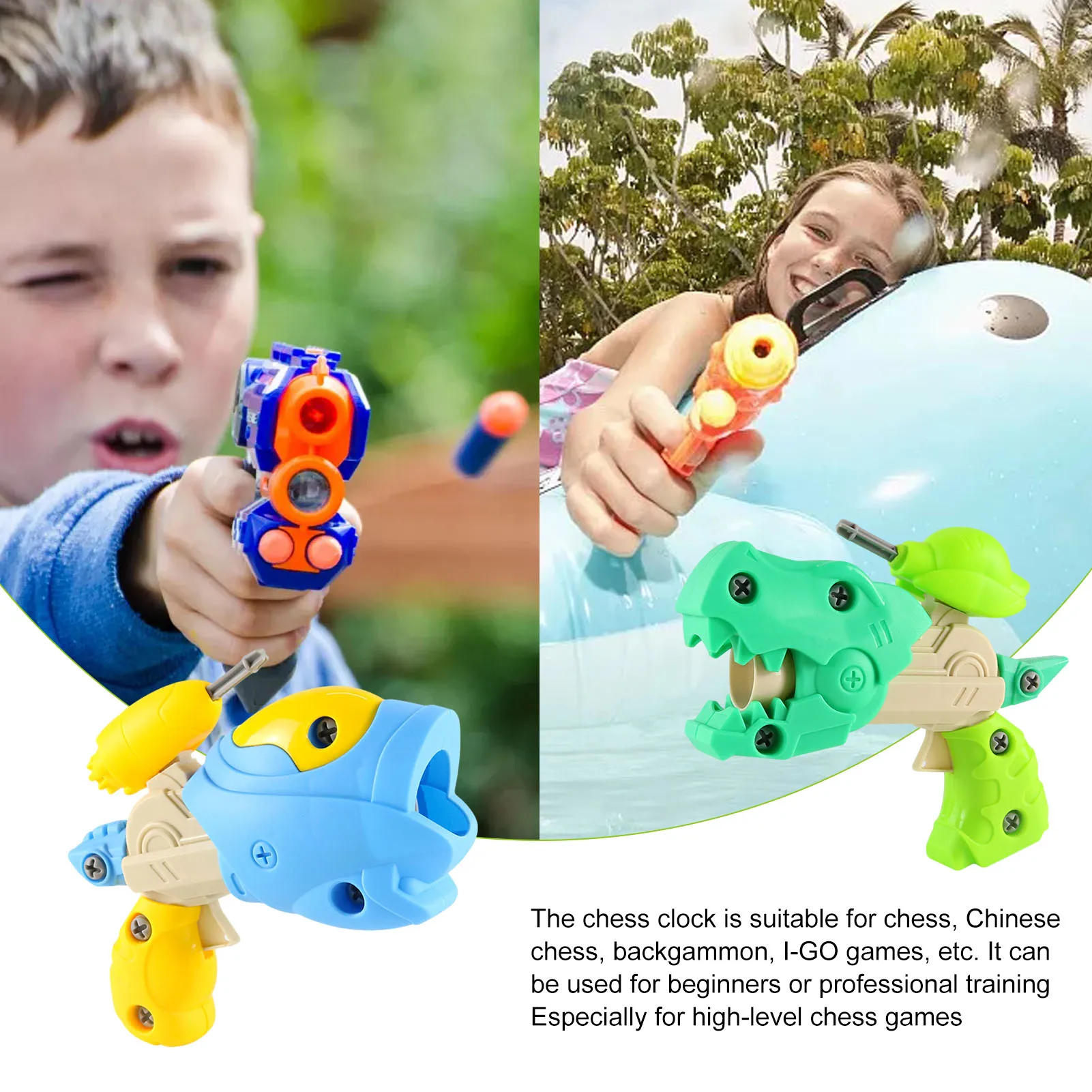 

High Quality Children Shooting Toy Interesting DIY Disassembly And Assembly Dinosaur Cute Cartoon Toy For Children Gift