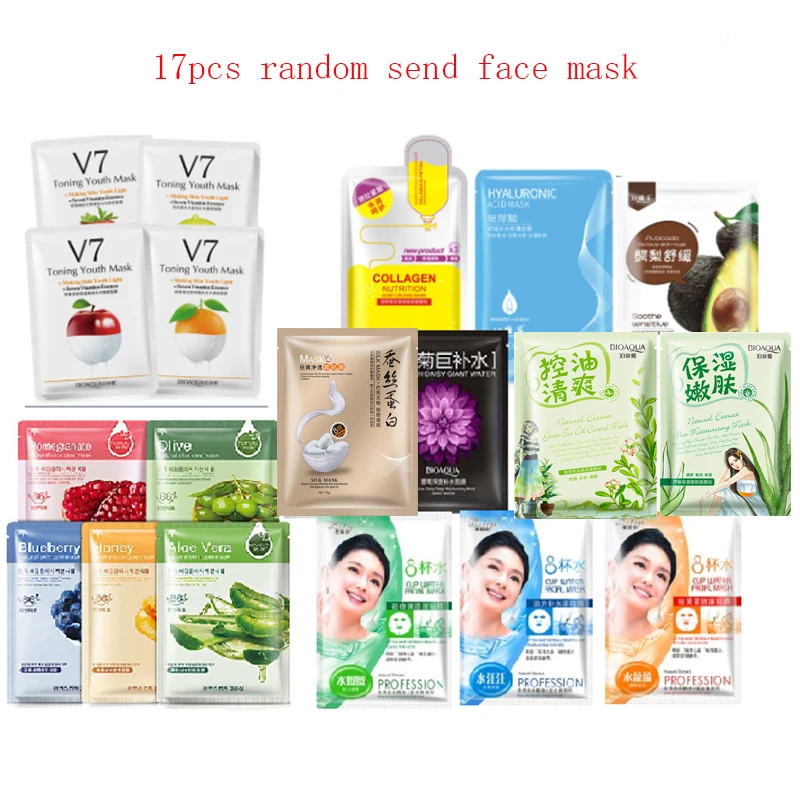 17 шт. смешанные маска для лица завод серии животный форменный коробка глубокое