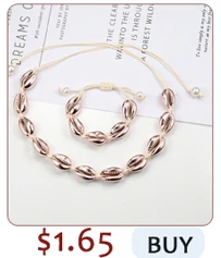 Bohemian Gold Seashell White Rope Necklace Natural Shell Choker Women Best Friend Collares Necklaces Gift Jewelry schelpen ket
