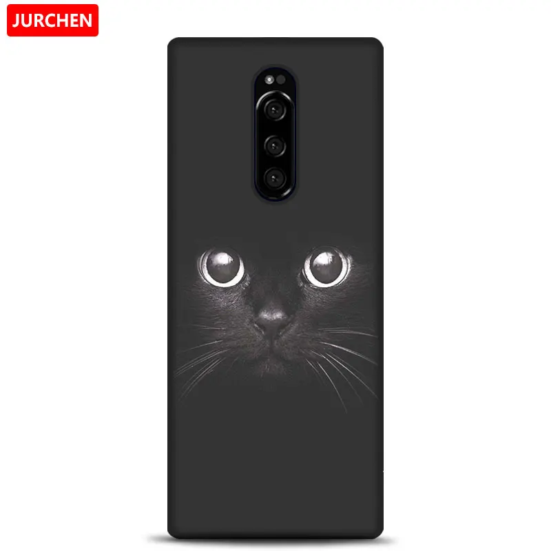 21 Чехол jurchen для sony Xperia 1, чехол для Xperia One, милый мультяшный Мягкий силиконовый чехол из ТПУ для sony Xperia1 sony 1, чехол - Цвет: 21