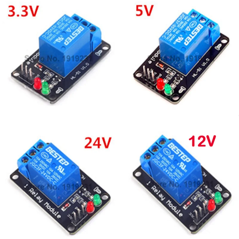 3 V 5 12 24 триггер низкий уровень 1 канал релейный модуль Интерфейс для PIC AVR DSP ARM MCU