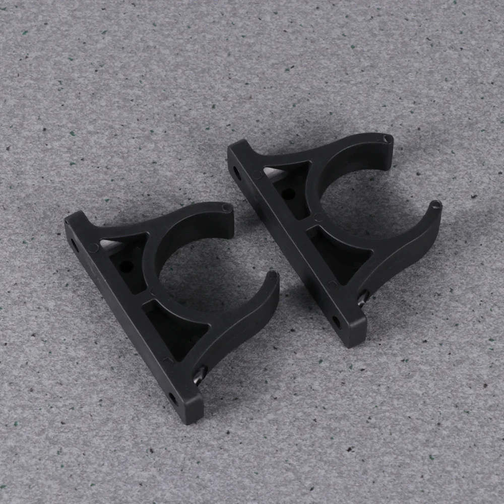 

2PCS Boat Paddle Fixed Buckle Kayak Paddle Holder with 4PCS Screws (Black)