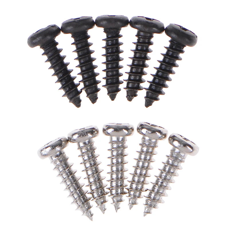 

50Pcs Installation Screws for Acoustic Electric Guitar Bass Silver/Black Musical Instrument Accessories Wholesale