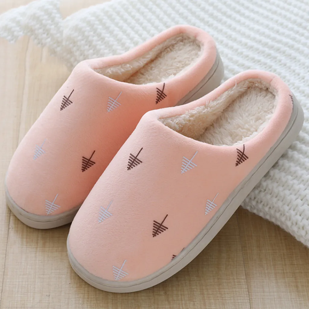 Мягкие плюшевые домашние тапочки для женщин и мужчин домашняя хлопковая обувь