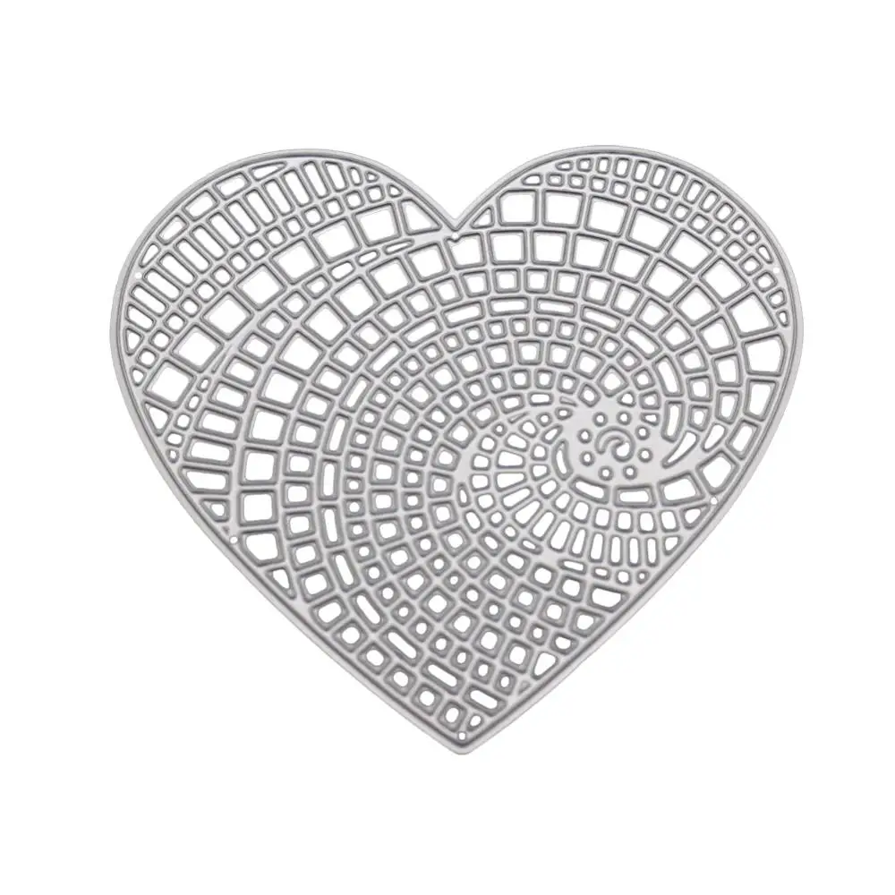 Rainbow Heart Love Metal Cutting Dies for Scrapbooking Card Making DIY Album Paper Decorative Craft Embossing Die Cuts New