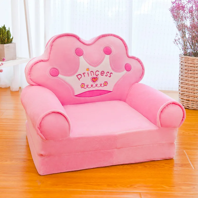 

Cartoon Folding Sofa Plush Toy Children's Sofa Detachable Washable Foldable Multifunctional Baby Comfortable Sofa Seat