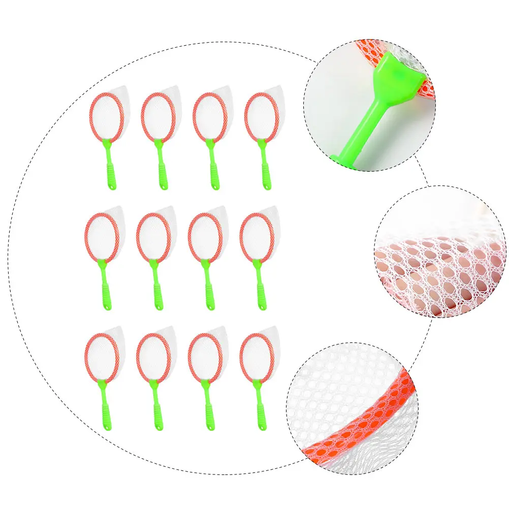 12 шт. в упаковке Портативный ребенка рыболовных сетей насекомых ловли чистая
