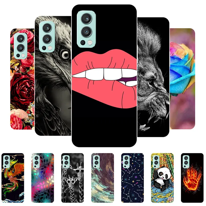 

For OnePlus Nord 2 Case One Plus Nord 2 Bumper Silicone TPU Soft Phone Cover For Cases for OnePlus Nord2 5G Fundas Cartoon