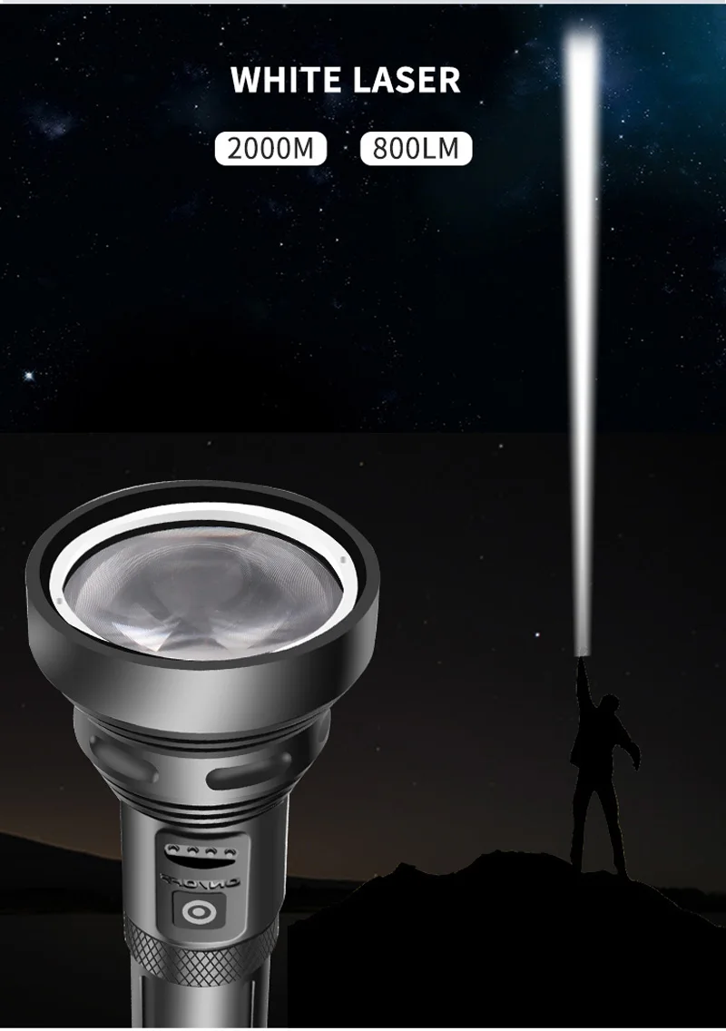 저렴한 울트라 브라이트 LED 손전등 30W 방수 토치 7 조명 모드 USB 충전 COB 낚시 조명 2000LM 18650 26650 배터리 구매 울트라 브라이트 LED 손전등 30W 방수 토치 7 조명 모드 USB 충전 COB 낚시 조명 2000LM 18650 26650 배터리