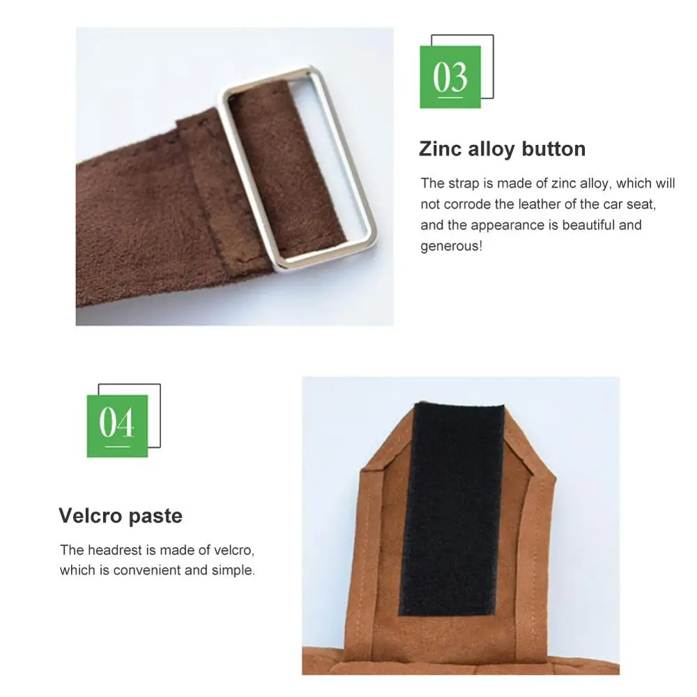 

Quality Car Headrest Neck Support Seat Ultra Soft Pillow 4-season Universal vehicle Headrest Neck Pillow Cushion Car Accessories