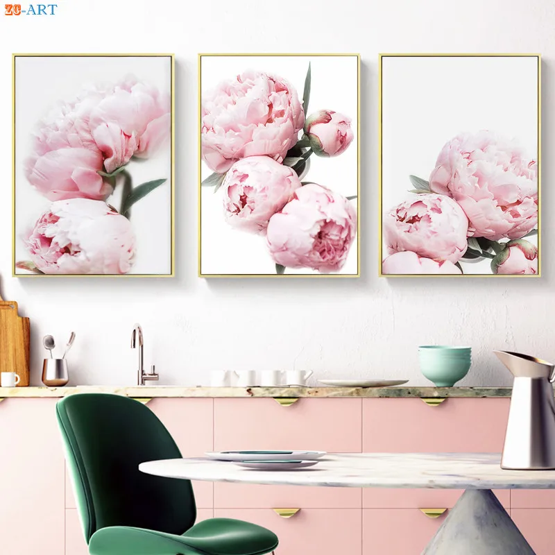 Растительные принты цветочный постер Цветочная Картина на холсте пастельно