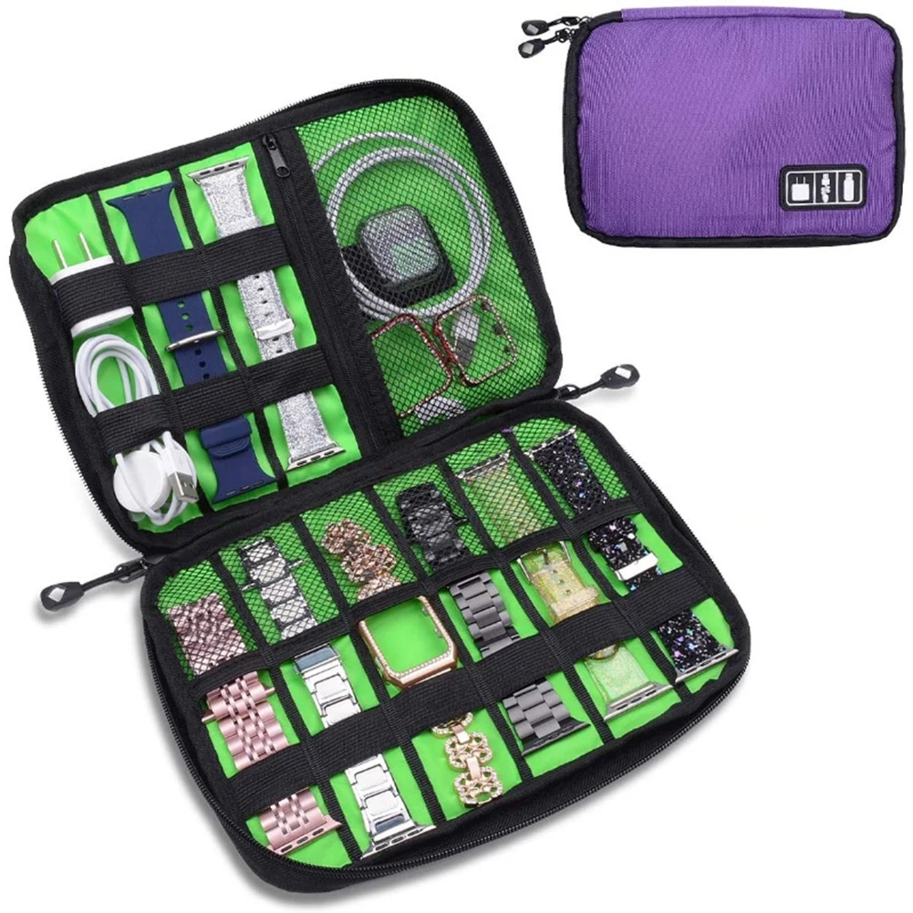 

Gadget Cable Organizer Storage Bag Travel Electronic Accessories Cable Pouch Case USB Charger Power Bank Holder Digitals Kit Bag