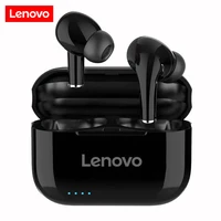 new upgraded lenovo lp1s tws bluetooth 5 0 earphone wireless headset mic noise reduction hifi stereo smart touch sport earbuds