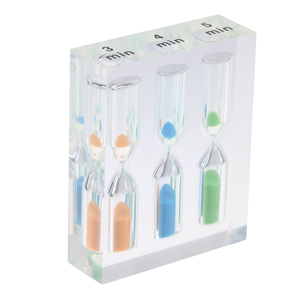 Три в одном акриловые песочные часы таймер для яиц кухонные украшение дома | Дом и